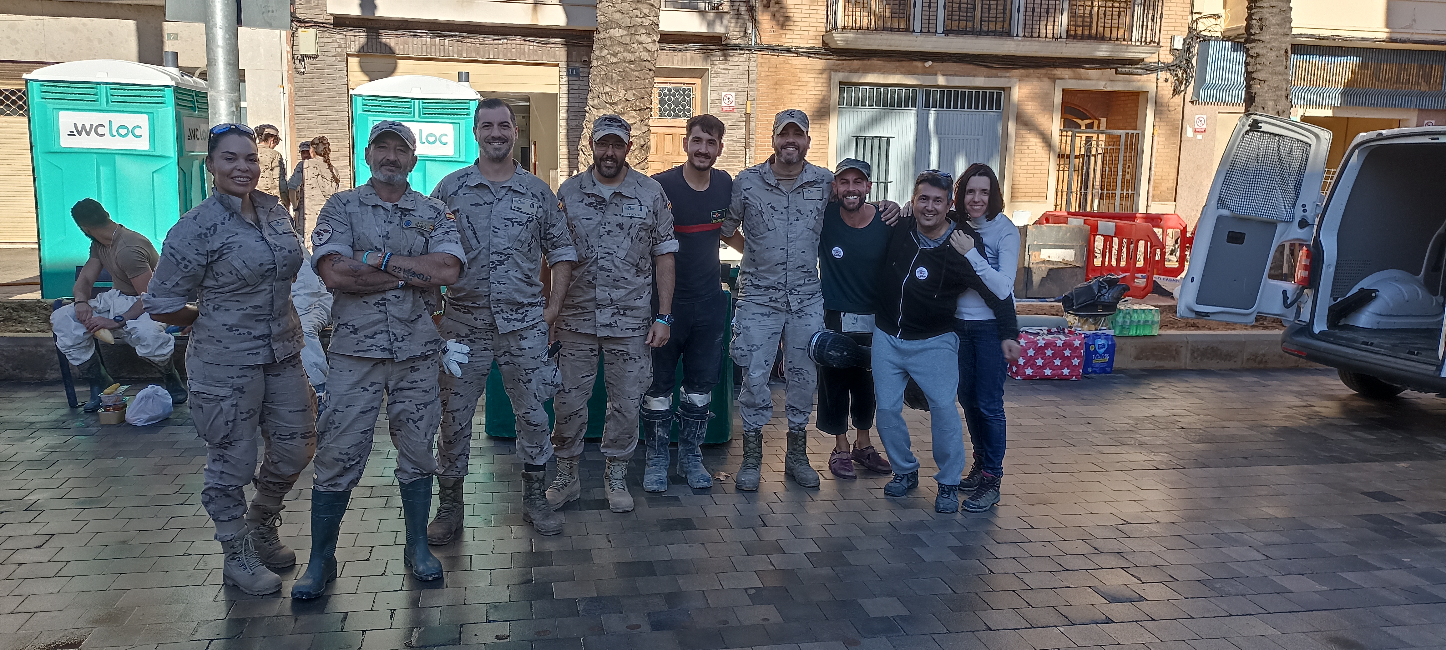 Instante espontáneo del recorrido de SOMRIURES